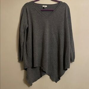 Joie  Wool/Cashmere Gray V-Neck Sweater